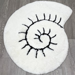 Коврик для ванной круглый Chilai Home HELIX акрил ekru 90х90, фото, фотография