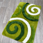 Коврик для ванной прямоугольный Chilai Home ROSSO акрил green 60х100, фото, фотография