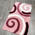 Коврик для ванной прямоугольный Chilai Home ROSSO акрил pink 60х100, фото, фотография