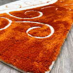 Коврик для ванной прямоугольный Chilai Home SHINE акрил salmon 60х100, фото, фотография