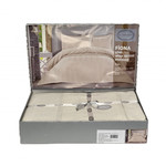 Покрывало Karven FIONA шенил жаккард полиэстер кремовый 240х260, фото, фотография