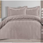 Покрывало Karven FIONA шенил жаккард полиэстер бежевый 240х260, фото, фотография