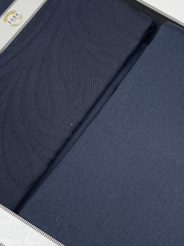 Постельное белье First Choice TECNA хлопковый сатин-жаккард navy blue евро, фото, фотография