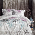 Постельное белье Karven MIDAS хлопковый ранфорс lilac 1,5 спальный, фото, фотография