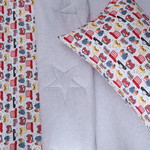 Детское постельное белье без пододеяльника с одеялом Sofi De Marko FUNNY KIDS хлопковый сатин V19 1,5 спальный, фото, фотография