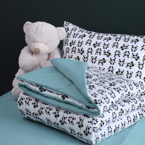 Детское постельное белье без пододеяльника с одеялом Sofi De Marko FUNNY KIDS хлопковый сатин V8 1,5 спальный, фото, фотография