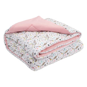 Детское постельное белье без пододеяльника с одеялом Sofi De Marko FUNNY KIDS хлопковый сатин V7 1,5 спальный