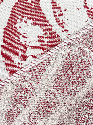 Пляжное полотенце, парео, палантин (пештемаль) Pupilla LAGUN хлопок красный 90х170, фото, фотография