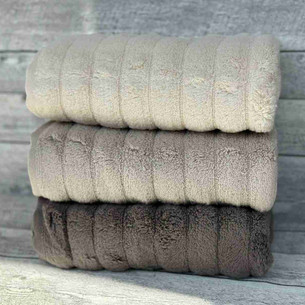 Набор полотенец для ванной 3 шт. Luzz MIC-4 хлопковая махра коричневый 50х90