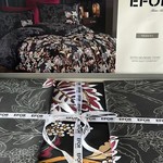 Постельное белье Efor VILYA хлопковый сатин бордовый евро, фото, фотография
