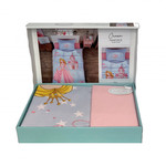 Детское постельное белье Karven YOUNG STYLE CROWN хлопковый ранфорс pink 1,5 спальный, фото, фотография