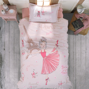 Детское постельное белье Karven YOUNG STYLE ROMANTIC GIRL хлопковый ранфорс 1,5 спальный