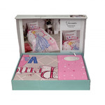 Детское постельное белье Karven YOUNG STYLE VANESSA хлопковый ранфорс pink 1,5 спальный, фото, фотография