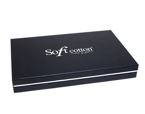 Постельное белье Soft Cotton KALSEDON тенсель серый евро, фото, фотография