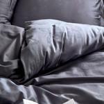 Постельное белье Karven KELEBEK NATURAL хлопковый сатин-жаккард grey евро, фото, фотография