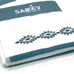 Полотенце для ванной Sarev MILAGROS хлопковая махра бирюзовый 50х90, фото, фотография