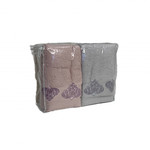 Набор полотенец-салфеток 30х50(6) Karven ELIT ARMA хлопковая махра, фото, фотография