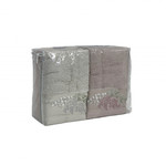 Набор полотенец-салфеток 30х50(6) Karven ELIT SOGUT хлопковая махра, фото, фотография