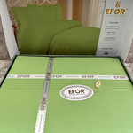 Постельное белье Efor RANFORCE YALCIN N-06 хлопковый ранфорс зелёный евро, фото, фотография