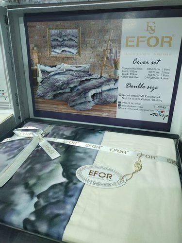 Постельное белье Efor RANFORCE AHENK хлопковый ранфорс евро, фото, фотография