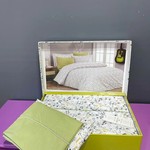 Постельное белье Maison Dor MELODY хлопковый ранфорс зелёный 1,5 спальный, фото, фотография