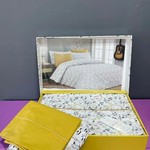Постельное белье Maison Dor MELODY хлопковый ранфорс жёлтый 1,5 спальный, фото, фотография
