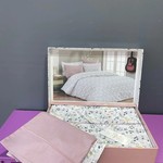 Постельное белье Maison Dor MELODY хлопковый ранфорс грязно-розовый евро, фото, фотография