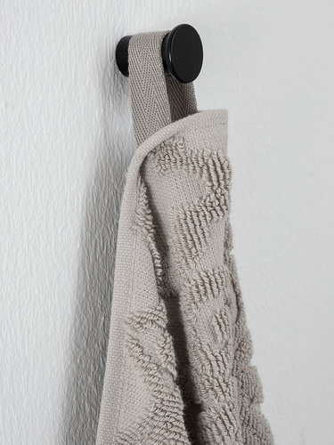 Полотенце для ванной Karna NEROLI хлопковая махра светло-серый 70х140, фото, фотография