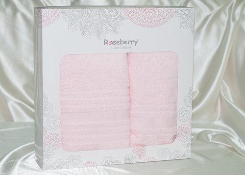 Набор полотенец Rosberry plt130-2 50 х 90 см 1 шт.
70 х 140 см 1 шт., фото, фотография