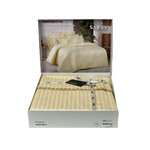 Постельное белье Sarev JACQUARD STRIPE хлопковый сатин sari 1,5 спальный, фото, фотография