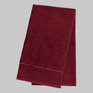 Полотенце для ванной Sarev NEW SOHO хлопковая махра бордовый 90х150