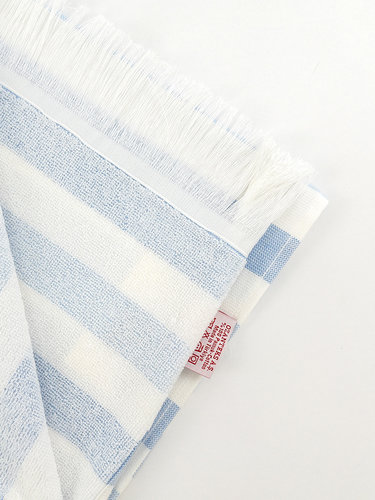 Полотенце для ванной Hobby Home Collection STRIPE хлопковая махра mavi 70х140, фото, фотография