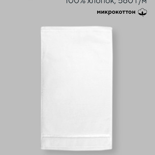 Полотенце для ванной Hobby Home Collection DOLCE микрокоттон white 30х50