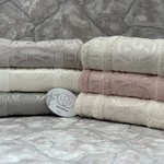Набор полотенец для ванной 6 шт. Luzz TAC бамбуковая махра 70х140, фото, фотография