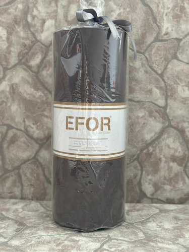 Простынь на резинке с наволочками Efor хлопковый ранфорс тёмно-серый 160х200+30, фото, фотография