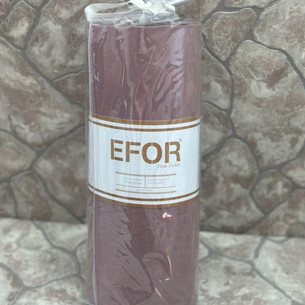 Простынь на резинке с наволочками Efor хлопковый ранфорс лиловый 100х200+30