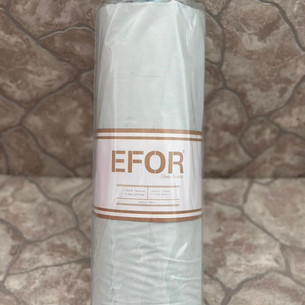 Простынь на резинке с наволочками Efor хлопковый ранфорс бирюзовый 160х200+30