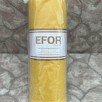 Простынь на резинке с наволочками Efor хлопковый ранфорс жёлтый 100х200+30, фото, фотография