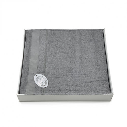 Махровая простынь-покрывало для укрывания Karven ADA хлопок светло-серый 160х220, фото, фотография