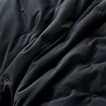 Покрывало Sofi De Marko ЛЕЯ велюр вискоза чёрный 240х260, фото, фотография