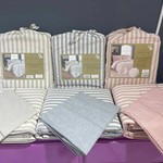 Постельное белье Maison Dor LINES STRIPES V1 хлопковый трикотаж грязно-розовый 1,5 спальный, фото, фотография