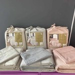 Постельное белье Maison Dor LINES STRIPES V2 хлопковый трикотаж грязно-розовый евро, фото, фотография