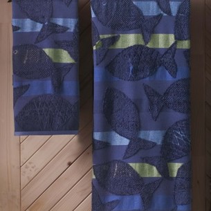 Пляжное полотенце, парео, палантин (пештемаль) Sarev MAI хлопок mavi 50х90