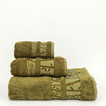 Набор полотенец для ванной 3 пр. Pupilla GOLD бамбуковая махра V3, фото, фотография