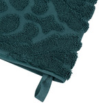 Подарочный набор полотенец для ванной 50х90 (2 шт.), 70х140 (1 шт.) Karna MATILDA хлопковая махра тёмно-зеленый, фото, фотография