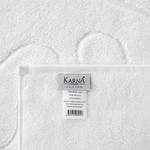 Коврик для ванной Karna RIVER хлопковая махра белый 50х70, фото, фотография