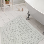 Набор ковриков для ванной Karven YAY хлопковая махра кремовый, фото, фотография