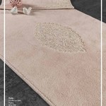 Набор ковриков для ванной Karven CAPRISE хлопковая махра пудровый, фото, фотография