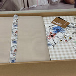 Постельное белье с покрывалом Sarev EVA BELLA хлопковый поплин bej евро, фото, фотография