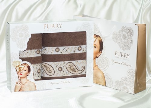 Набор полотенец Purry plt146-6 50 х 90 см 1 шт.
70 х 140 см 1 шт., фото, фотография